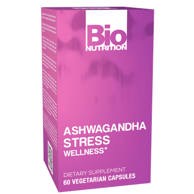 BIO NUTRITION Stress Wellness w- Ashwaganda 60 VGC