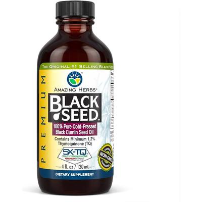 AMAZING HERBS Black Seed Oil (Cumin) 4 OZ