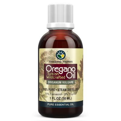 AMAZING HERBS Oregano Pure Essential Oil 1 OZ