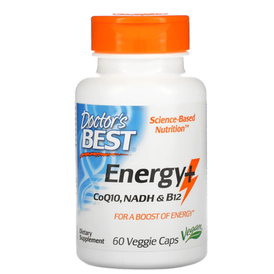 DOCTORS BEST Energy + CoQ10, NADH & B12 60 VGC
