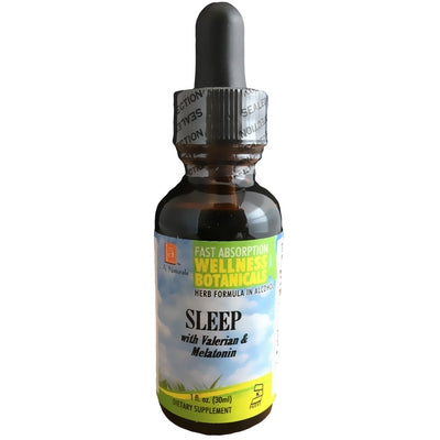 L A NATURALS Sleep w- Valerian & Melatonin 1 OZ