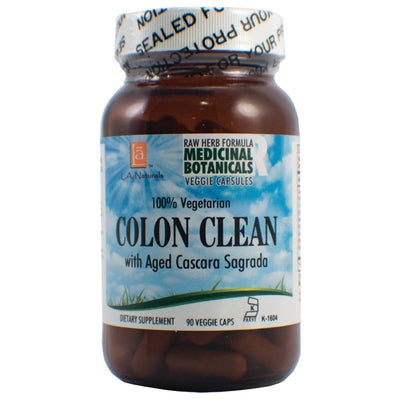 L A NATURALS Colon Cleanse Raw Formula 90 VGC