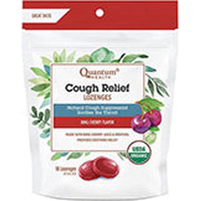 QUANTUM Cough Relief Lozenges Bing Cherry 18 CT