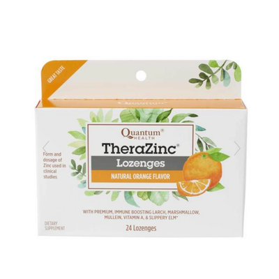 QUANTUM TheraZinc Orange Lozenges 24 CT