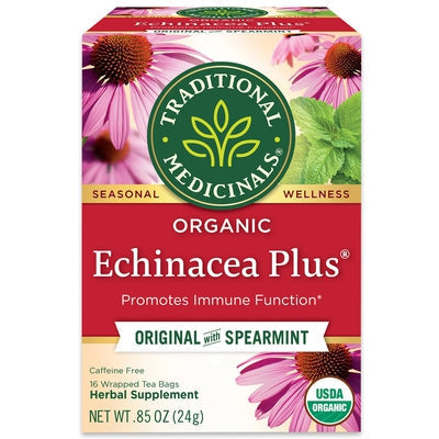 TRADITIONAL MEDICINALS Organic Echinacea Plus 16 BAGS