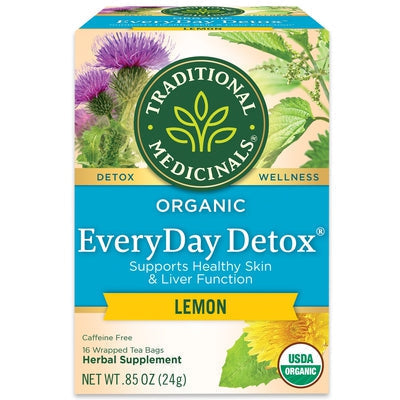 TRADITIONAL MEDICINALS Lemon Everyday Detox 16 BAGS