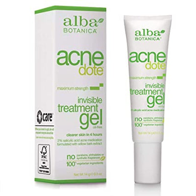 ALBA BOTANICA Acne Invisible Treatment Gel .5 OZ