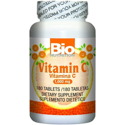 BIO NUTRITION Vitamin C 1000mg Ascorbic Acid 180 CT