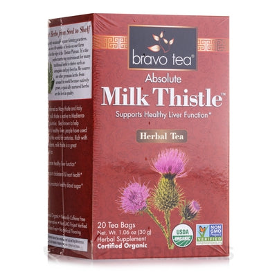 BRAVO Milk Thistle Tea Organic 20 BAG