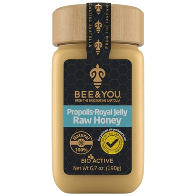 Bee &amp; You Propolis Royal Jelly Raw Honey Mix 6.7 OZ