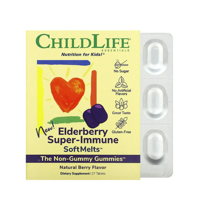 CHILDLIFE Super Immune Elderberry Gummies 27 CT