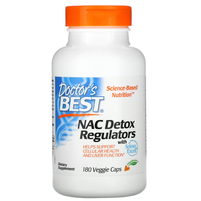 DOCTORS BEST NAC Detox Regulators 180 VGC