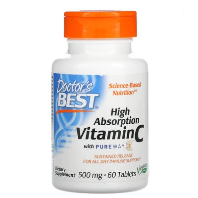 DOCTORS BEST Vitamin C Sustained Release 60 TAB