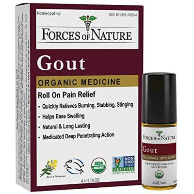 FORCES OF NATURE Gout Pain Management Roll On 4 ML
