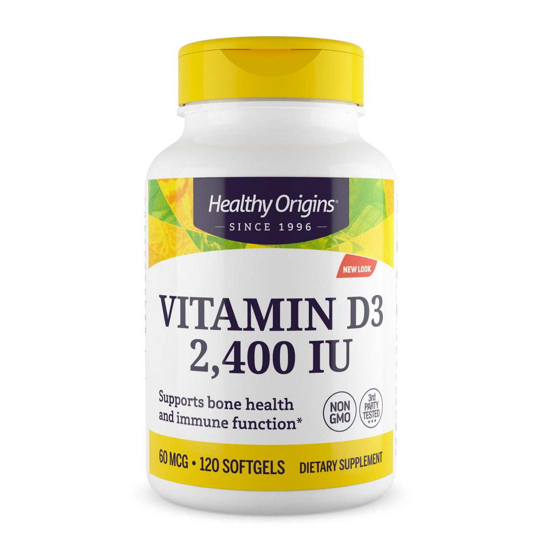 HEALTHY ORIGINS Vitamin D3 2400IU 120 SFG