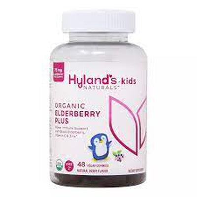 HYLANDS Kids Elderberry Gummies, Organic 48 CT