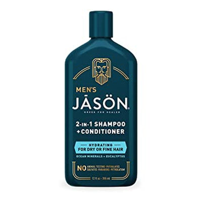 JĀSÖN Mens Hydrating 2-in-1 Shampoo Conditioner 12 OZ