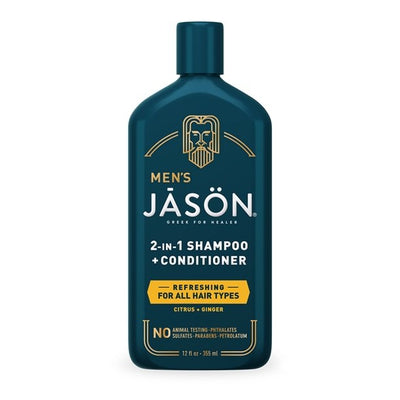 JĀSÖN Mens Refresh 2-in-1 Shampoo Conditioner 12 OZ