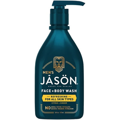 JĀSÖN Mens Refreshing 2-in-1 Face &amp; Body Wash 16 OZ