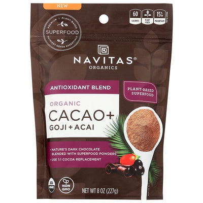 NAVITAS ORGANICS Organic Cacao Antioxidant 8 OZ