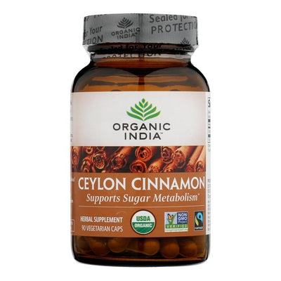 ORGANIC INDIA Ceylon Cinnamon Organic 90 VGC