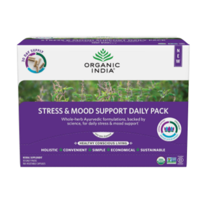 ORGANIC INDIA Stress &amp; Mood Support Daily 30 PKT