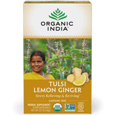 ORGANIC INDIA Tulsi Lemon Ginger 18 CT
