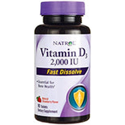 NATROL Vitamin D3 2000IU Fast Dissolve 90 TAB