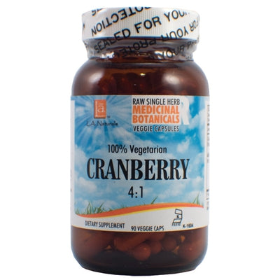 L A NATURALS Cranberry Raw Herb 90 VGC