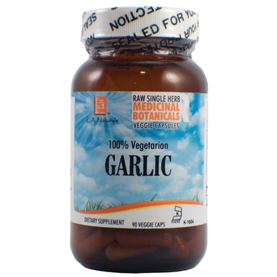 L A NATURALS Garlic Raw Herb 90 VGC