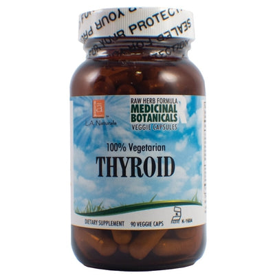 L A NATURALS Thyroid Raw Formula 90 VGC