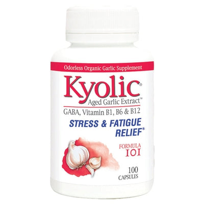 WAKUNAGA Kyolic Formula 101 Stress &amp; Fatigue 100 CAP