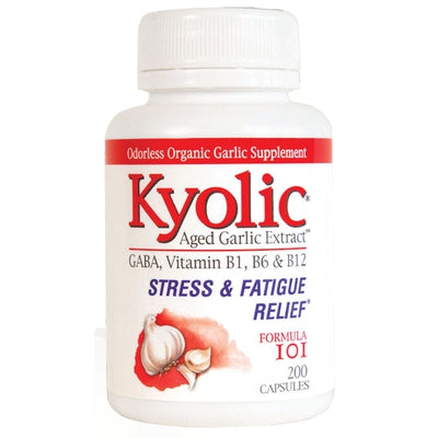 WAKUNAGA Kyolic Formula 101 Stress &amp; Fatigue 200 CAP