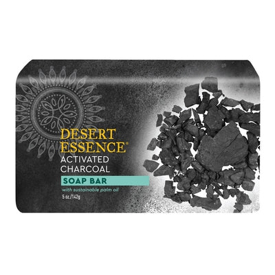 DESERT ESSENCE Activated Charcoal Bar Soap 5 OZ