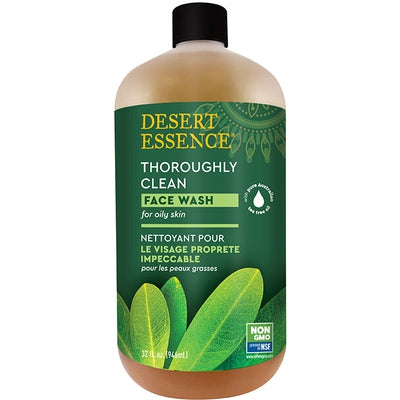 DESERT ESSENCE Thoroughly Clean Face Wash Refill 32 OZ