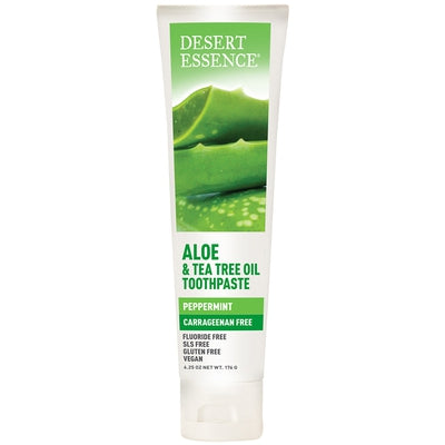DESERT ESSENCE Tea Tree Aloe Toothpaste 6.25 OZ