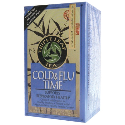 TRIPLE LEAF Cold &amp; Flu Time Tea (no Ma Huang) 20 BAG