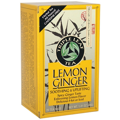 TRIPLE LEAF Lemon Ginger Tea 20 BAG