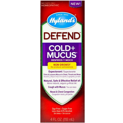 HYLANDS Defend Cold + Mucus 4 OZ
