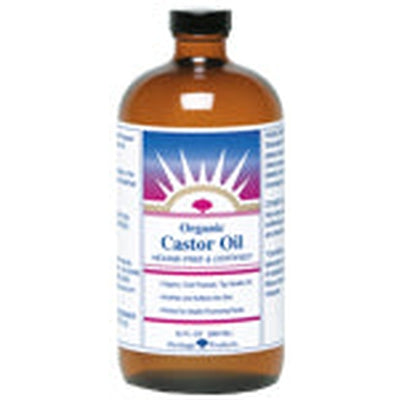 HERITAGE PRODUCTS Organic Castor Oil 16 OZ