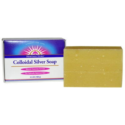HERITAGE PRODUCTS Colloidal Silver Bar Soap 3.5 OZ