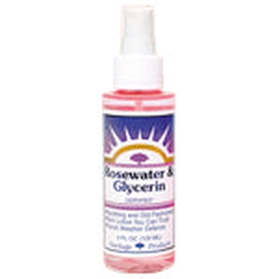 HERITAGE PRODUCTS Rosewater &amp; Glycerin 4 OZ