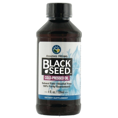 AMAZING HERBS Black Seed Oil (Cumin) 4 OZ