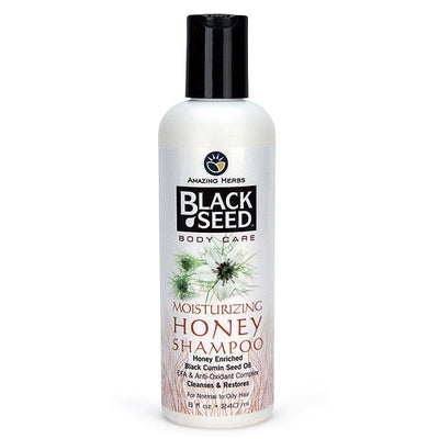 AMAZING HERBS Black Seed Honey Shampoo 8 OZ