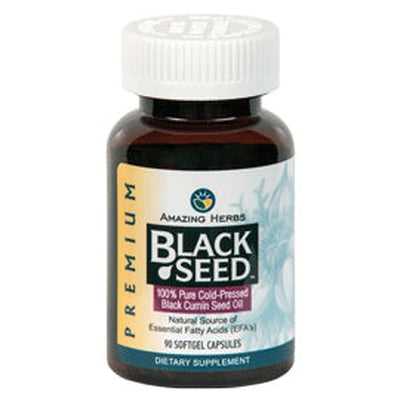 AMAZING HERBS Black Seed Oil Softgels 90 SFG