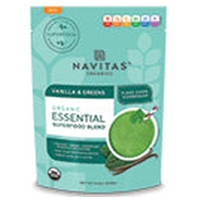 NAVITAS ORGANICS Org Vanilla &amp; Greens Essential Blend 8.4 OZ