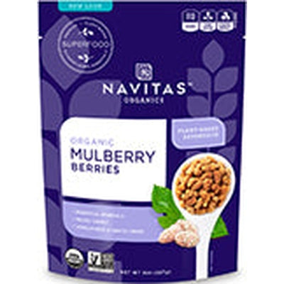 NAVITAS ORGANICS Organic White Mulberries 8 OZ