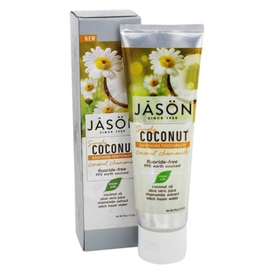 JĀSÖN Soothing Coconut Cham. Toothpaste 4.2 OZ
