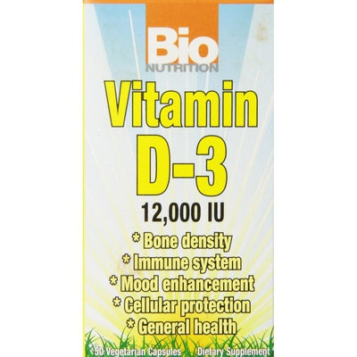 BIO NUTRITION Vitamin D3 12000 IU 50 VGC