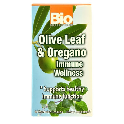 BIO NUTRITION Olive Leaf &amp; Oregano 60 VGC